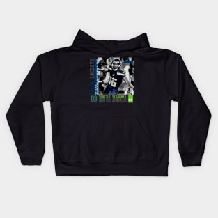 Tyler Lockett Paper Poster Kids Hoodie